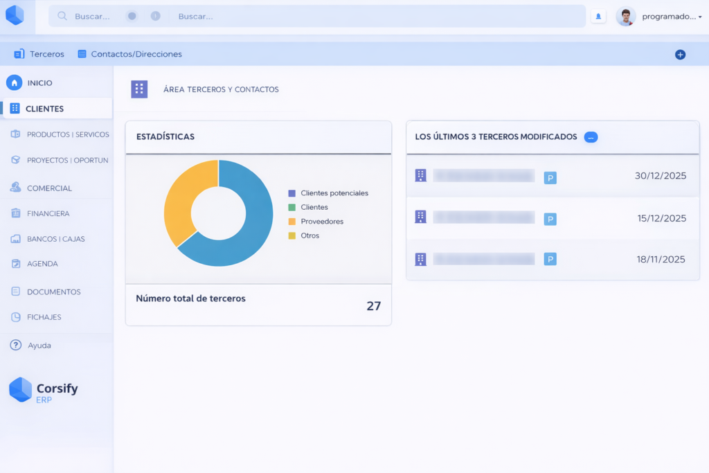 Corsify dashboard